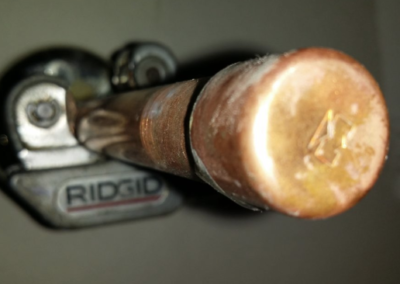 Ridgid cutters on a half inch pipe